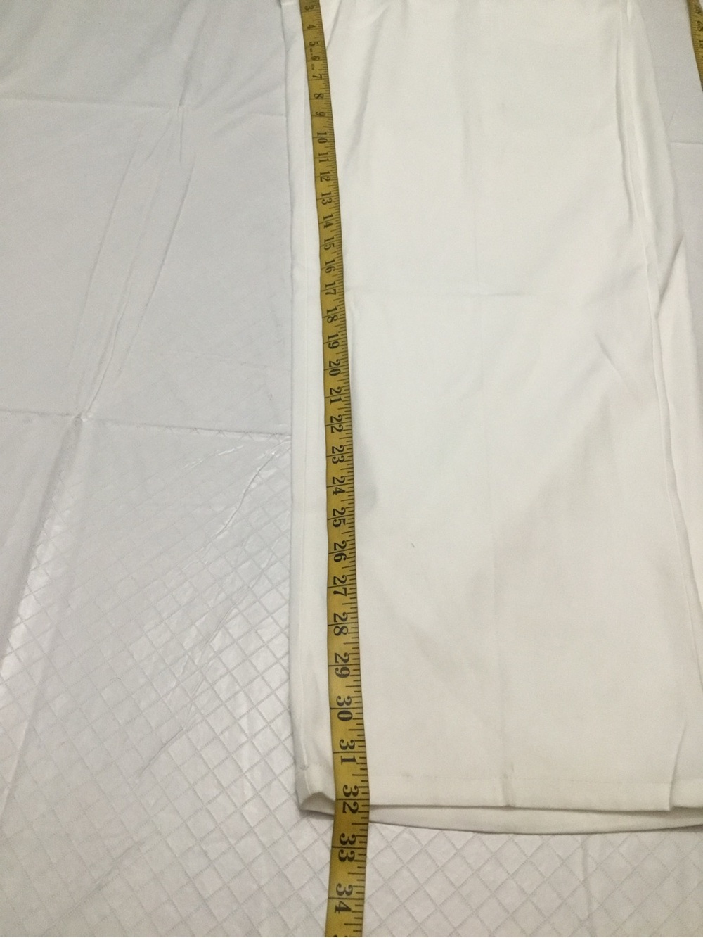 Men's White Classic Dress Pants - Picture 9 of 15